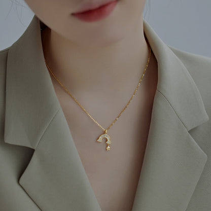 [OAK JURI]Unique Rainbow Star Necklace