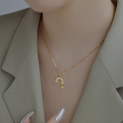 [OAK JURI]Unique Rainbow Star Necklace