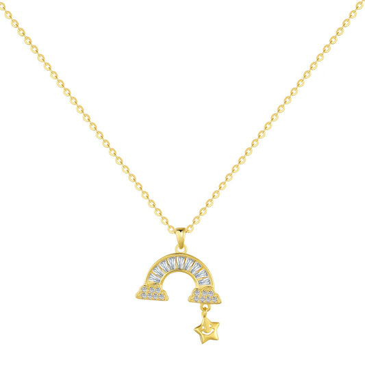 [OAK JURI]Unique Rainbow Star Necklace