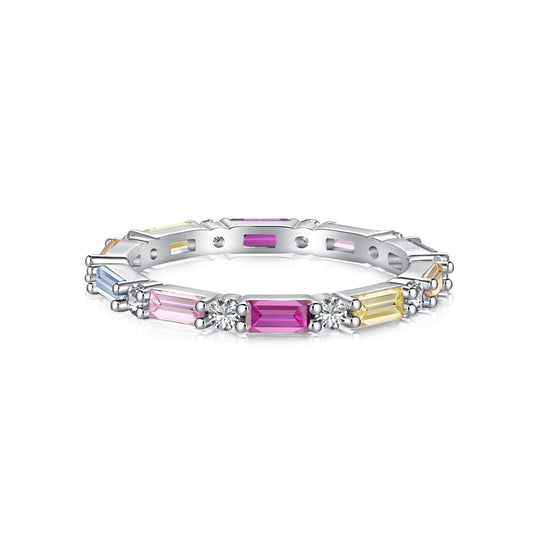 [OAK JURI]Lively In Shades Elegant Radiant Cut Daily Ring