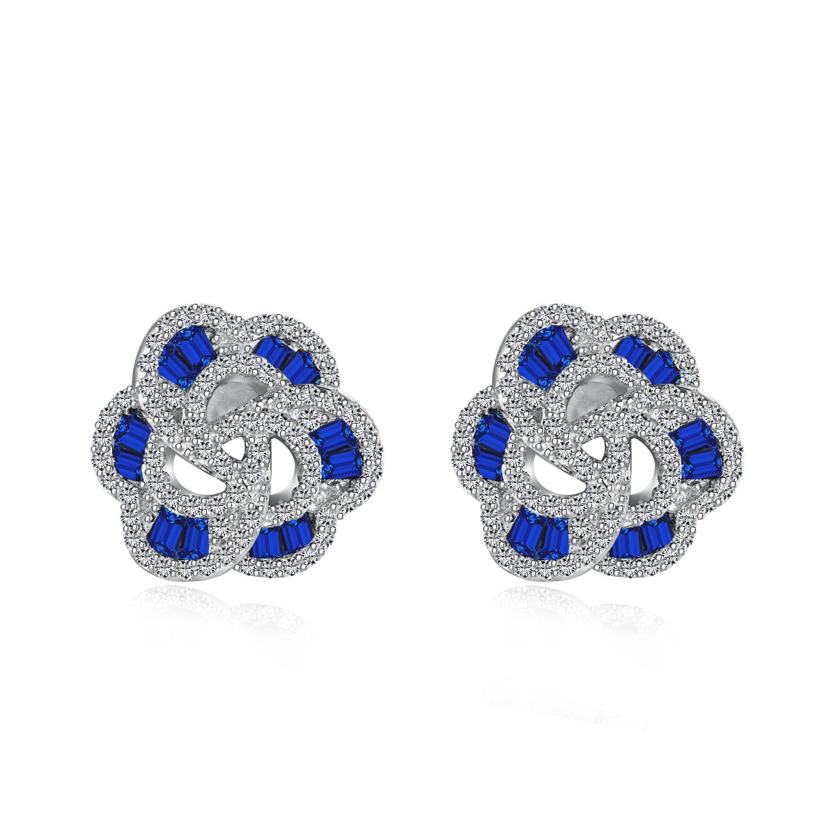 [OAK JURI]Exquisite Flower Shape Daily Earrings
