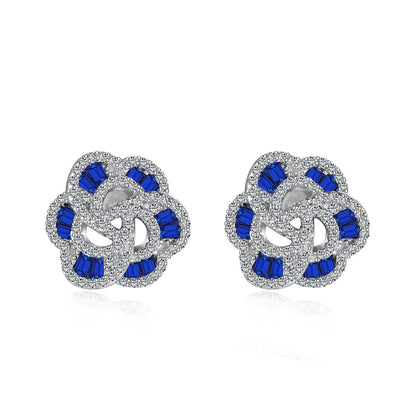 [OAK JURI]Exquisite Flower Shape Daily Earrings