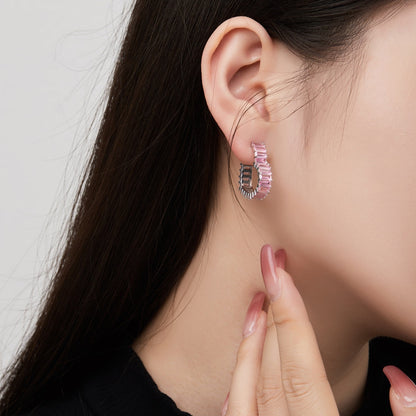 [OAK JURI]Radiant Heart Cutout Earrings