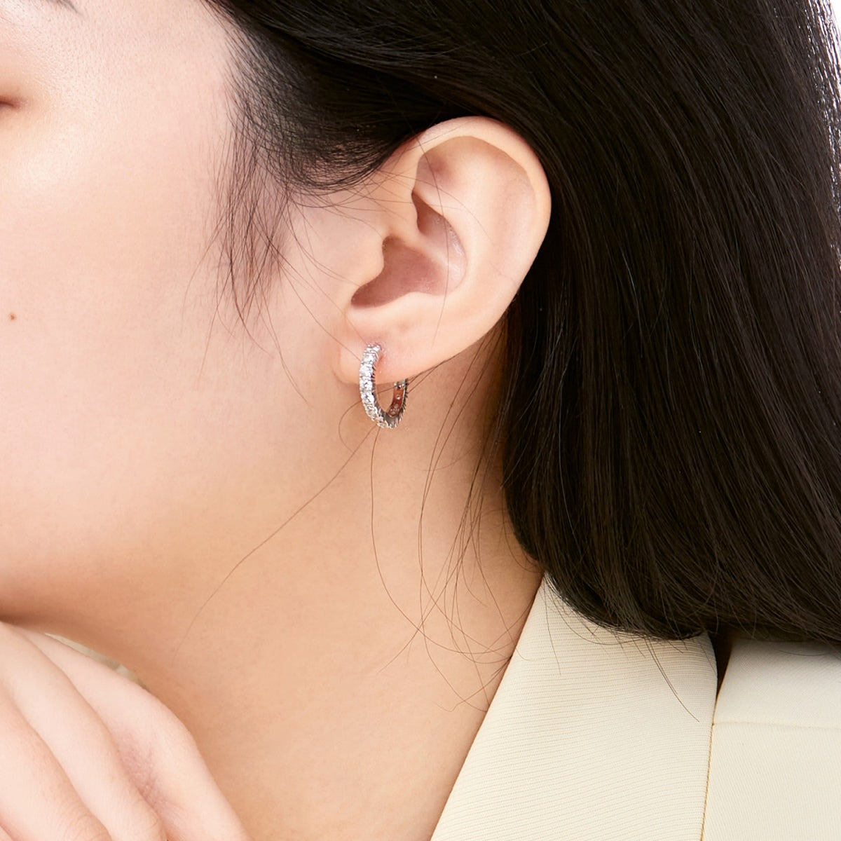[OAK JURI]Radiant Colorful Round Cut Earrings