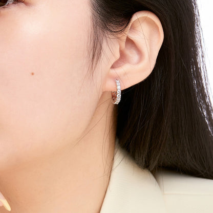 [OAK JURI]Radiant Colorful Round Cut Earrings
