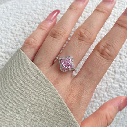 [OAK JURI]Luxurious Eternity Flower Shape Banquet Ring