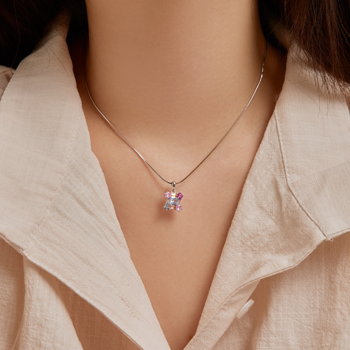 [OAK JURI]Gorgeous Multi Colorful Necklace