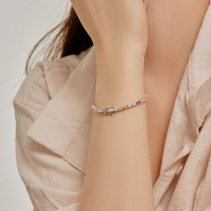 [OAK JURI]Delicate Romantic Heart Shape Lover Bracelet