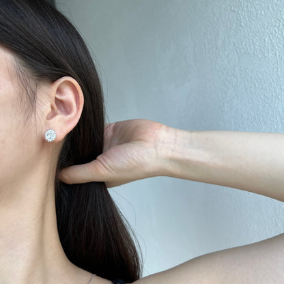[OAK JURI]Delicate Radiant Oval Cut Daily Earrings