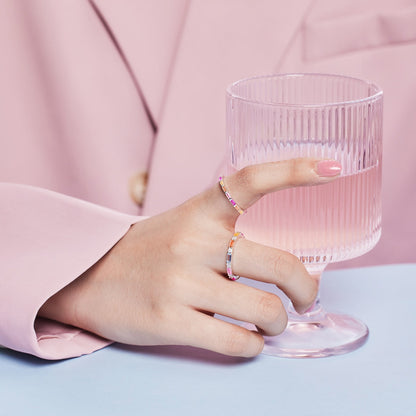 [OAK JURI]Lively In Shades Elegant Radiant Cut Daily Ring