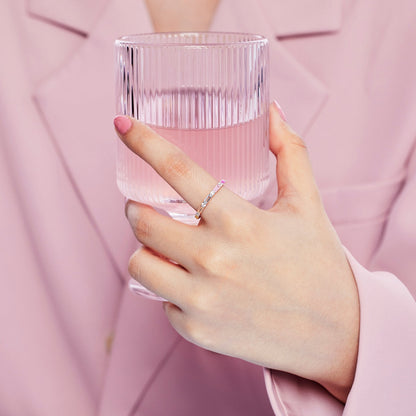 [OAK JURI]Lively In Shades Elegant Radiant Cut Daily Ring