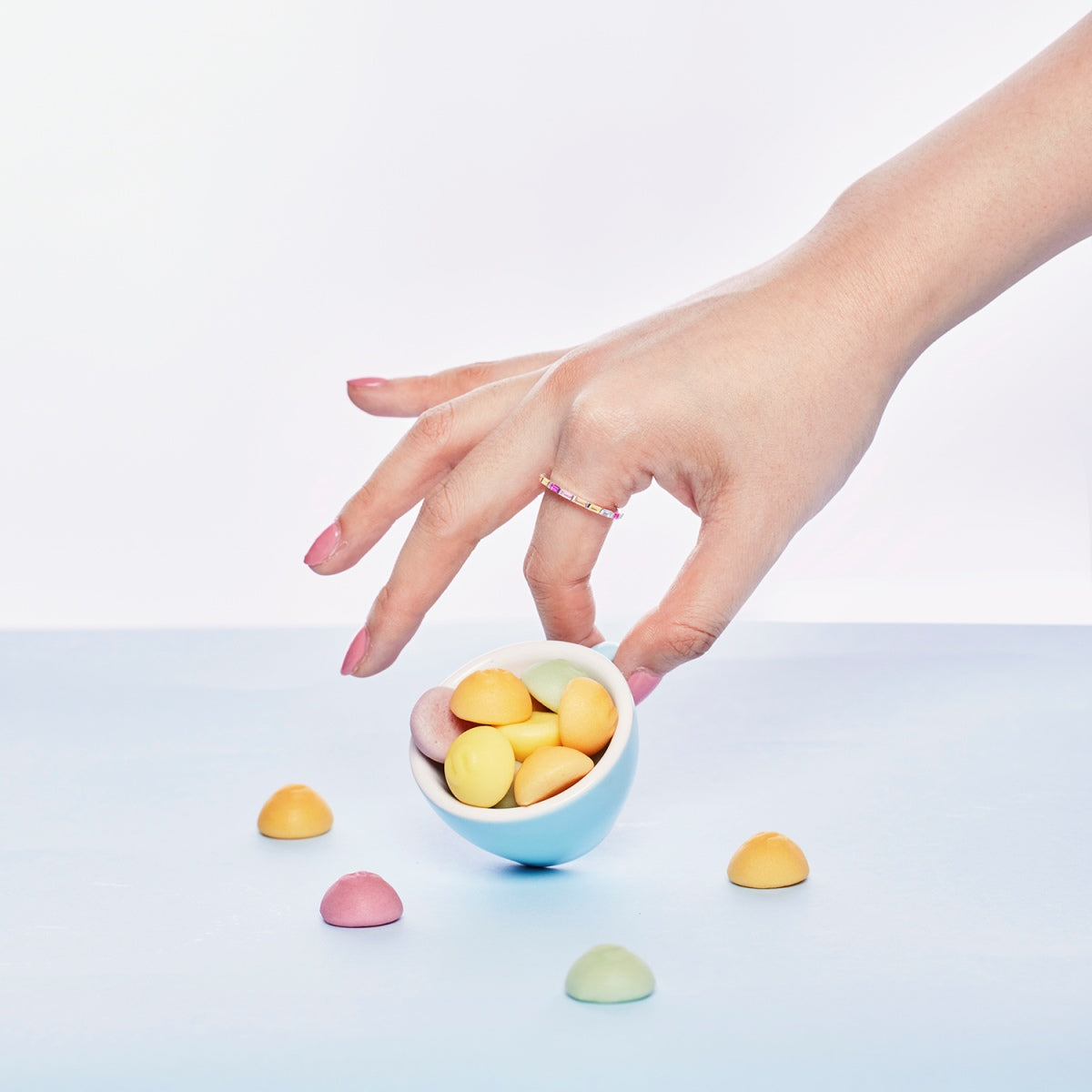 [OAK JURI]Lively In Shades Elegant Radiant Cut Daily Ring