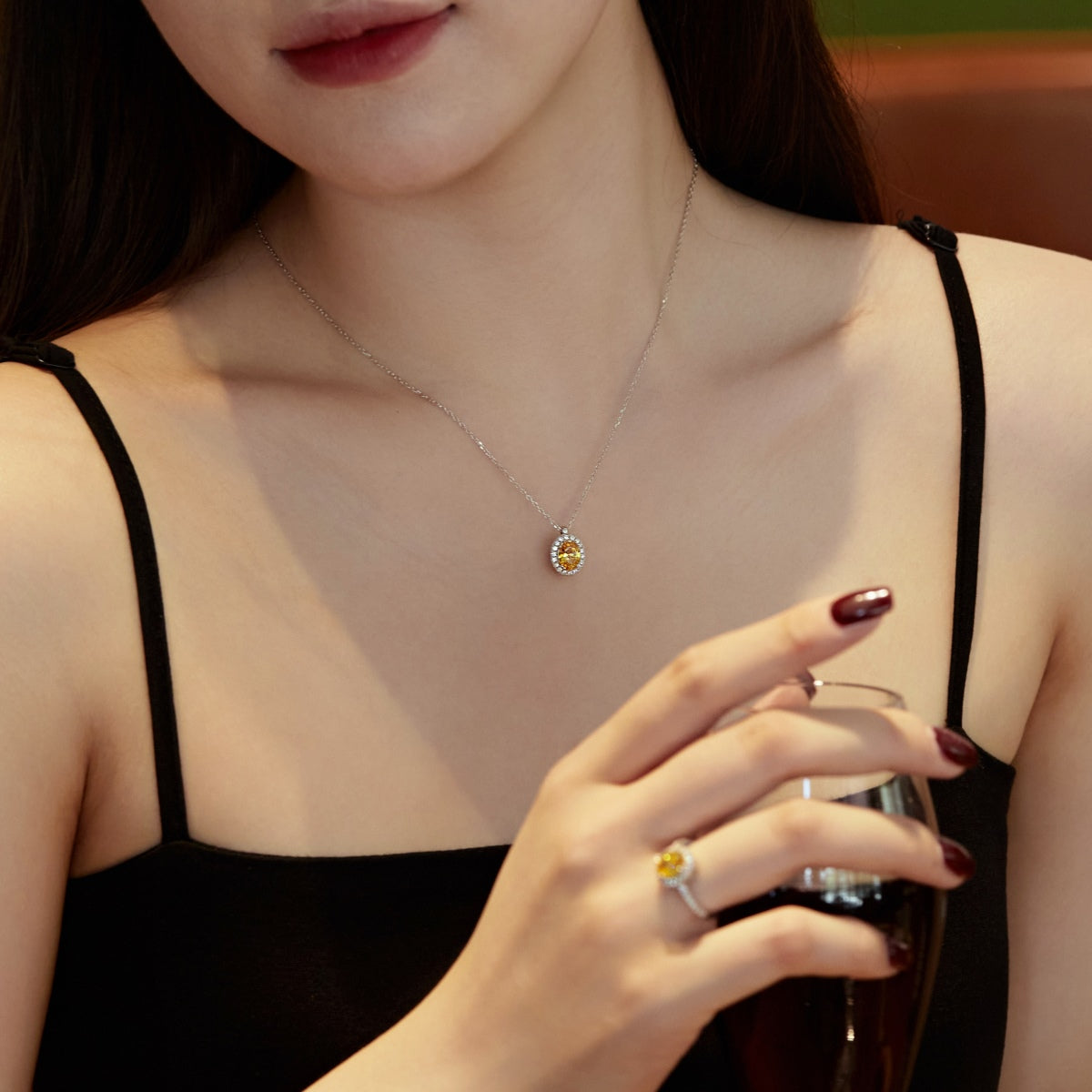 [OAK JURI]Delicate Unique Oval Cut Daily Earrings