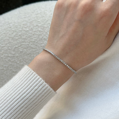 [OAK JURI]Dazzling Exquisite Round Cut Daily Bracelet