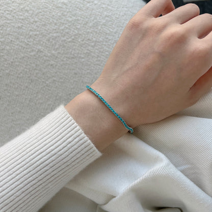 [OAK JURI]Dazzling Exquisite Round Cut Daily Bracelet