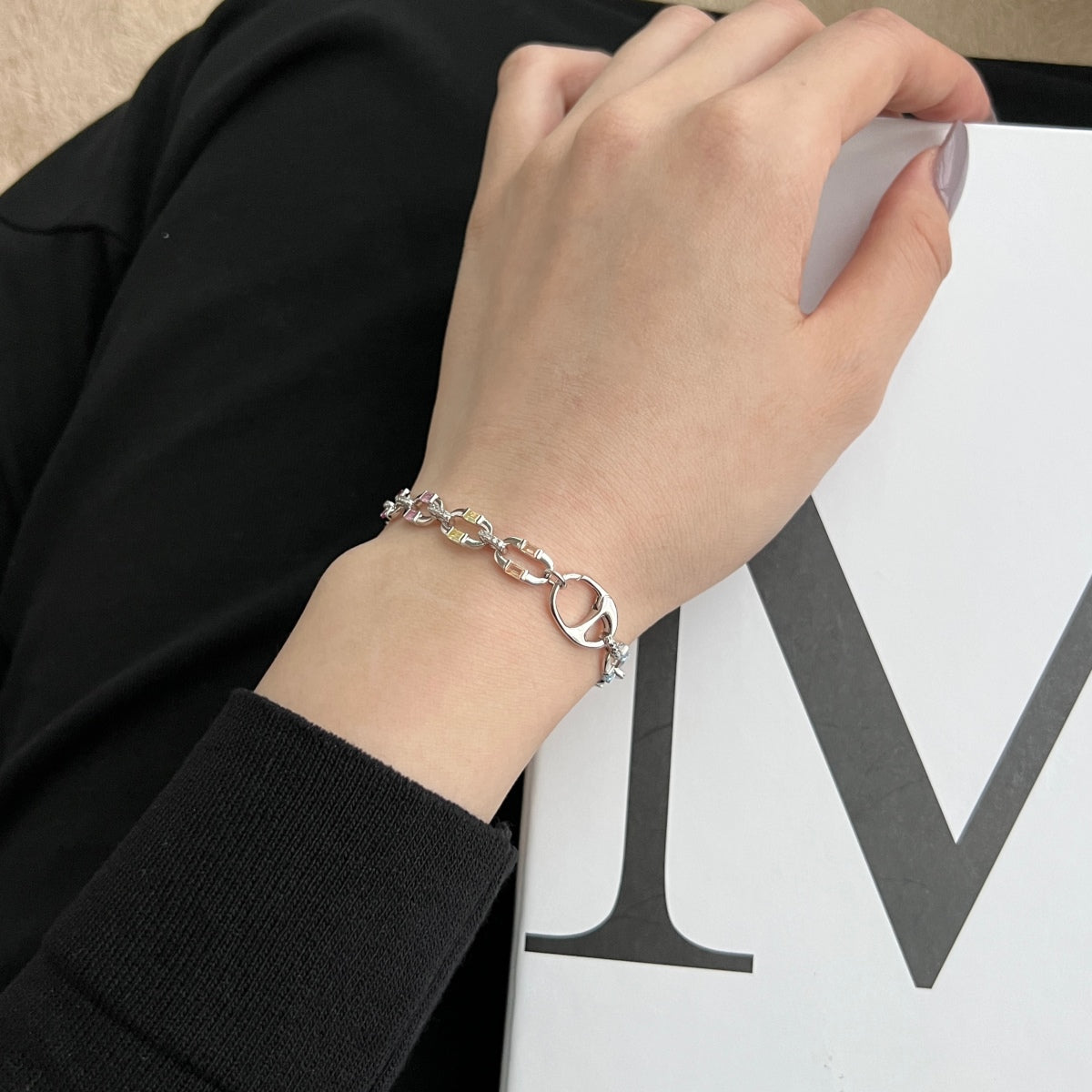 [OAK JURI]Dazzling Colorful Daily Bracelet