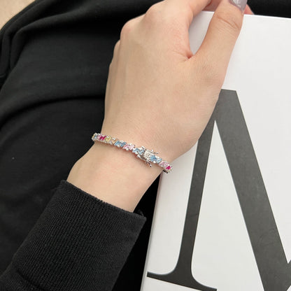 [OAK JURI]Ornate Sparkling Multi Cut Party Bracelet