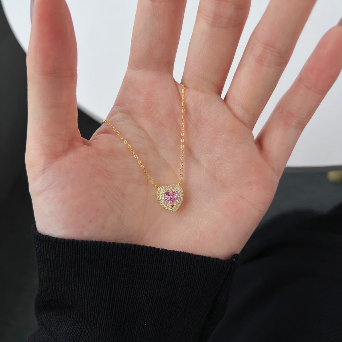 [OAK JURI]Exquisite Heart Shape Necklace