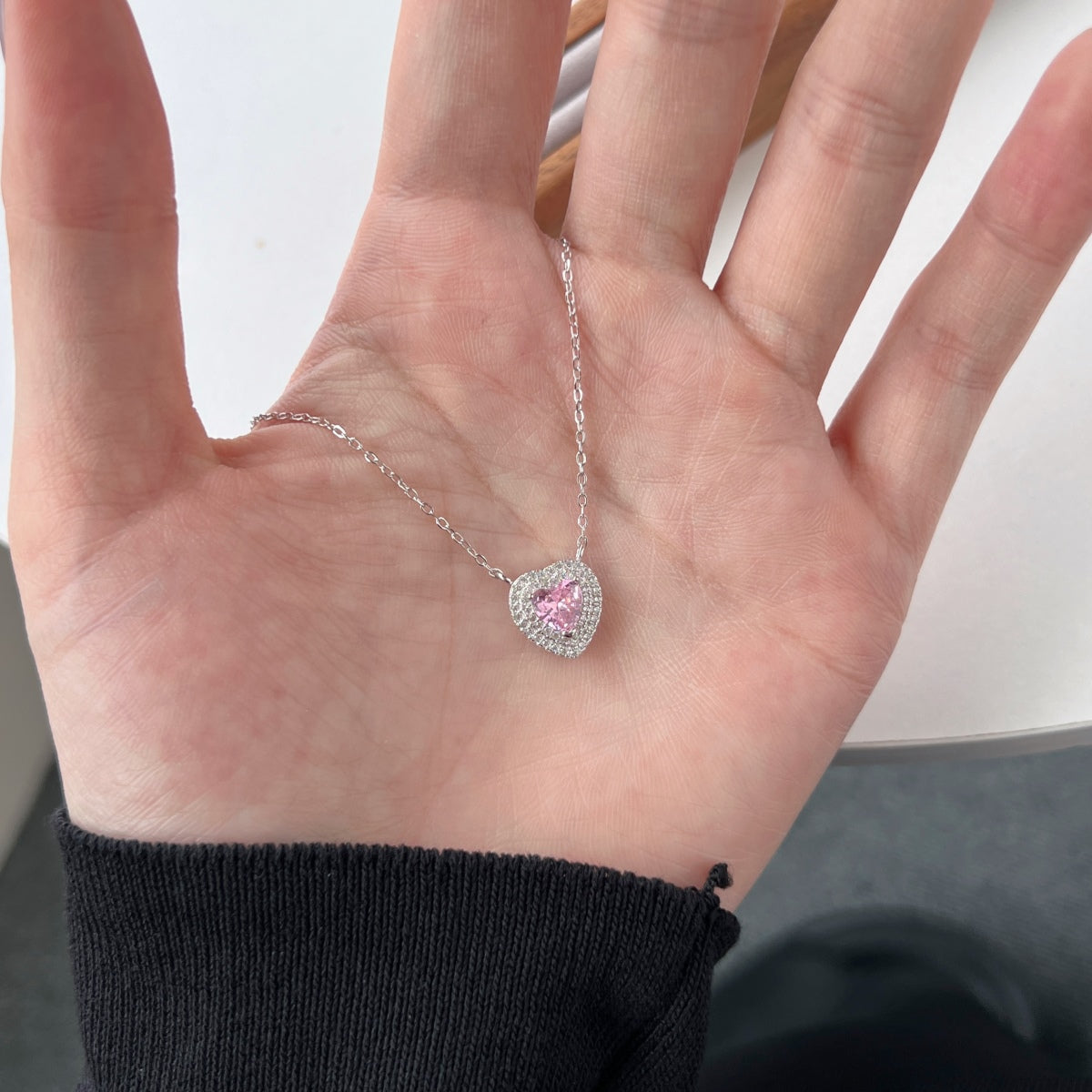 [OAK JURI]Exquisite Heart Shape Necklace