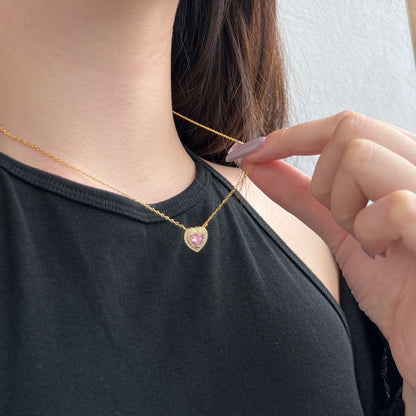 [OAK JURI]Exquisite Heart Shape Necklace