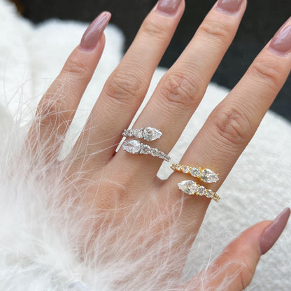 [OAK JURI]Delicate Lively Snake Shape Daily Ring