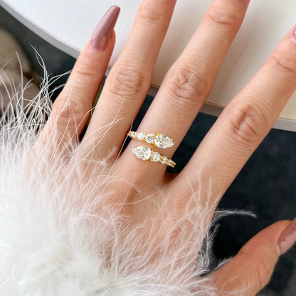 [OAK JURI]Delicate Lively Snake Shape Daily Ring