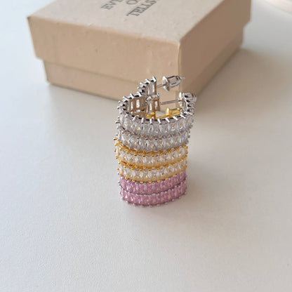 [OAK JURI]Radiant Heart Cutout Earrings