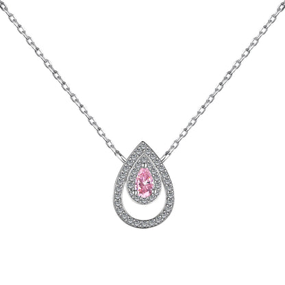 [OAK JURI]Sparkling Pear Cut Necklace