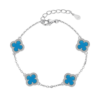 [OAK JURI]Four-Leaf Clover Exquisite Bracelet