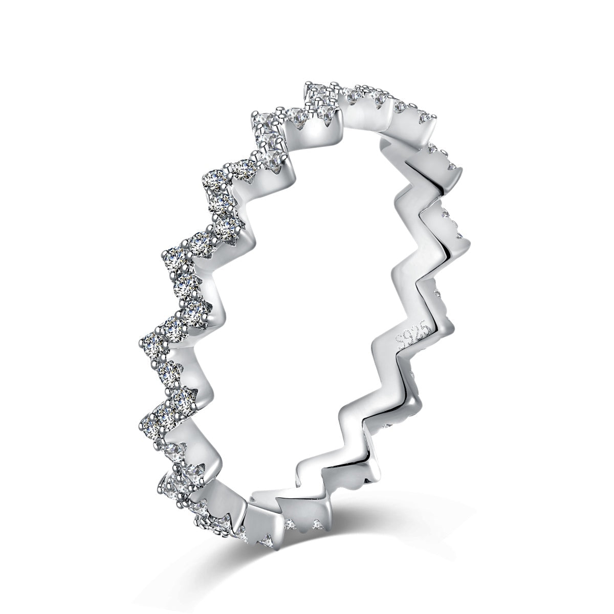 [OAK JURI]Delicate Enchanting Wave Shape Daily Ring