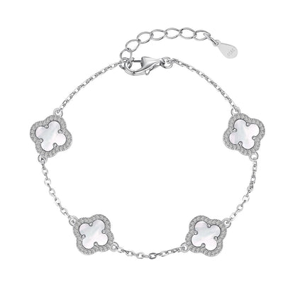 [OAK JURI]Four-Leaf Clover Exquisite Bracelet