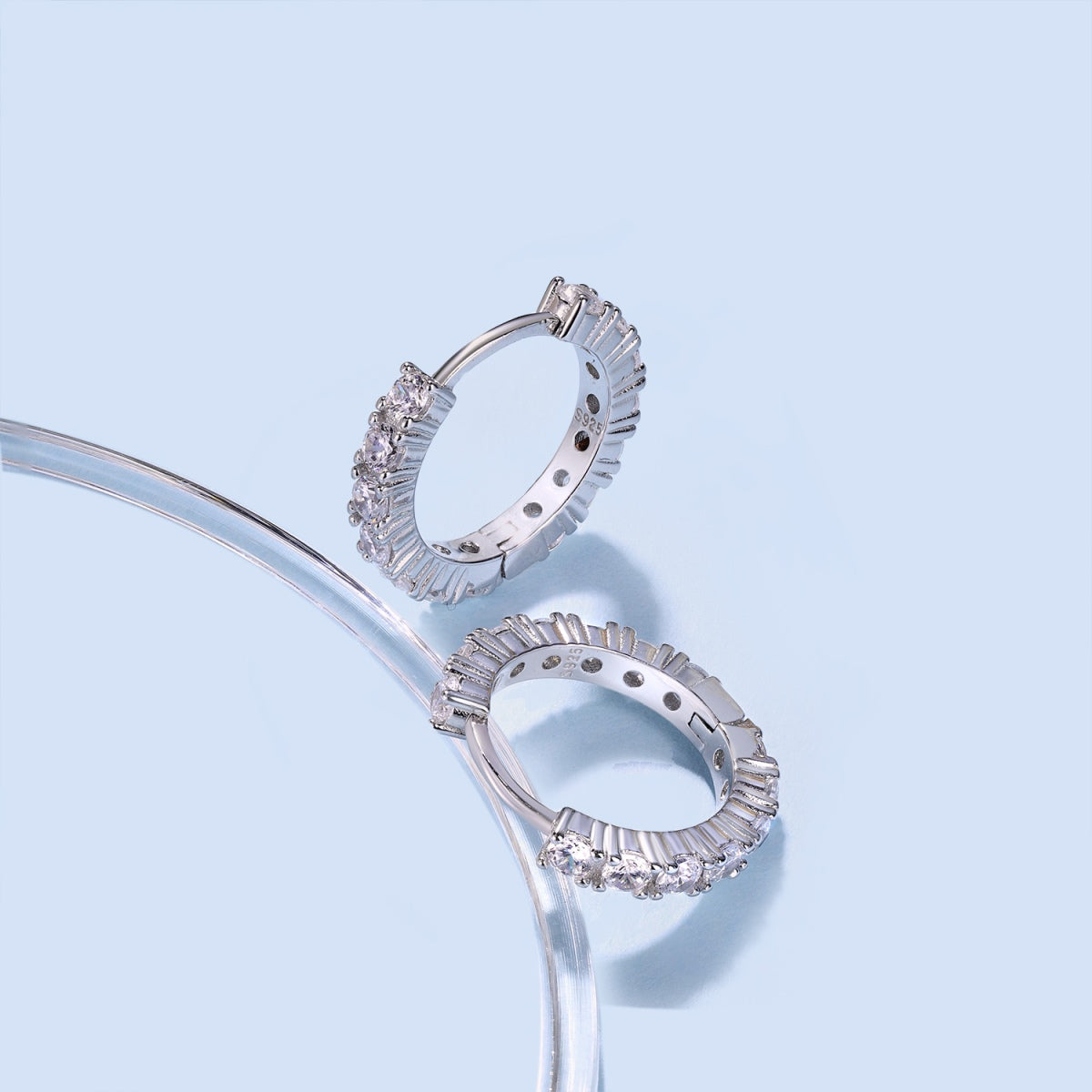 [OAK JURI]Radiant Colorful Round Cut Earrings