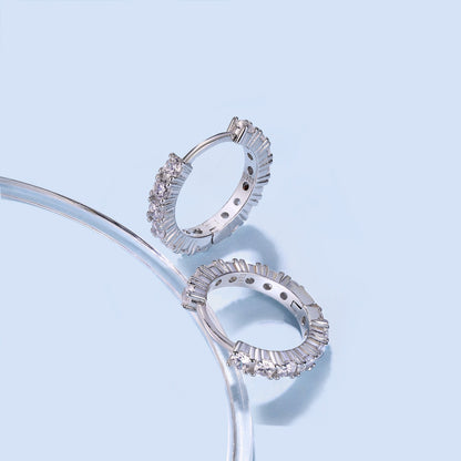 [OAK JURI]Radiant Colorful Round Cut Earrings