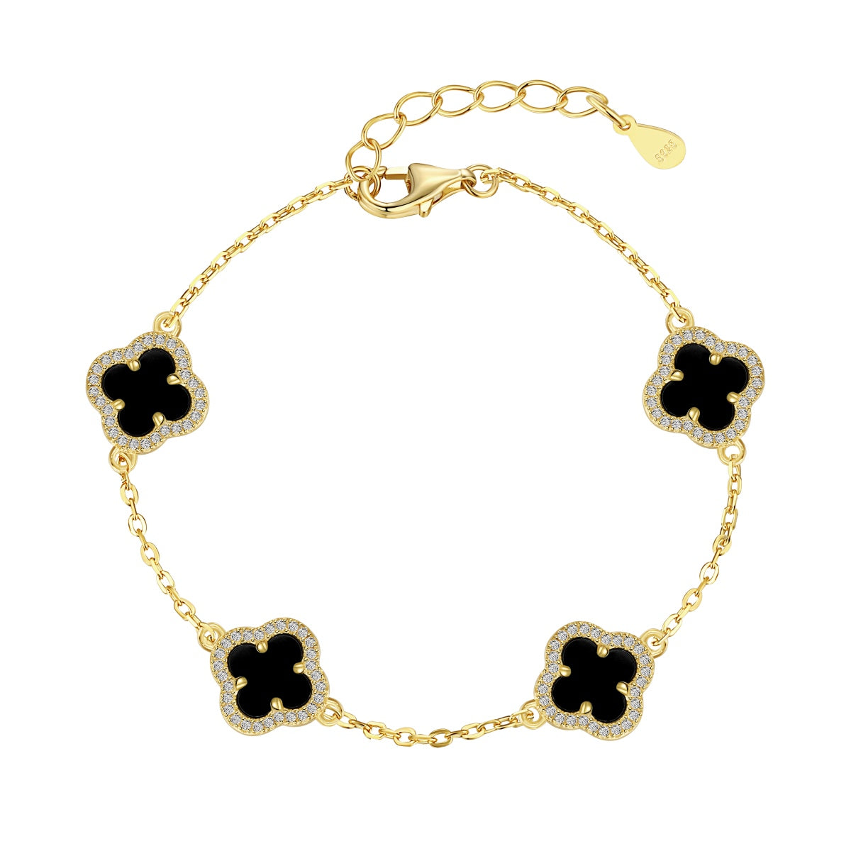 [OAK JURI]Four-Leaf Clover Exquisite Bracelet