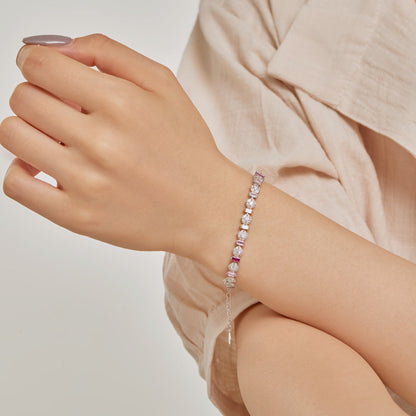 [OAK JURI]Radiant Colorful Round Shape Daily Bracelet