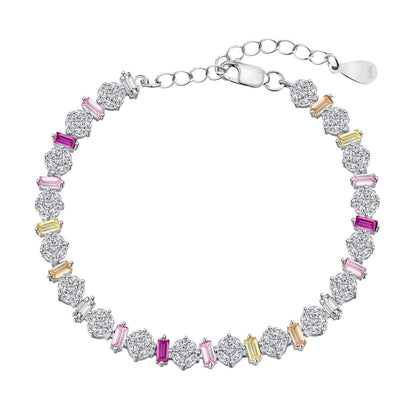 [OAK JURI]Radiant Colorful Round Shape Daily Bracelet