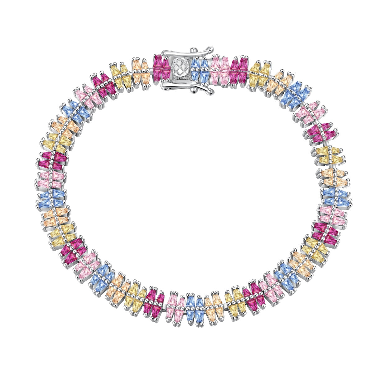 [OAK JURI]Sparkling Exquisite Multi Cut Party Bracelet