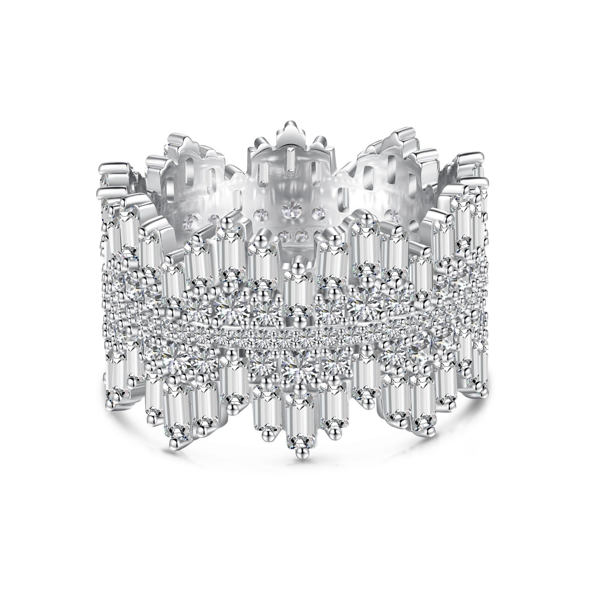 [OAK JURI]Luxurious Colorful Radiant Cut Daily Ring