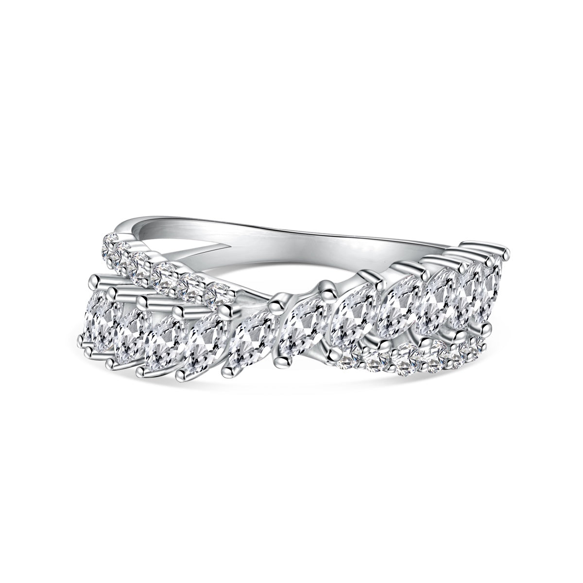 [OAK JURI]Unique Colorful Marquise Cut Daily Ring