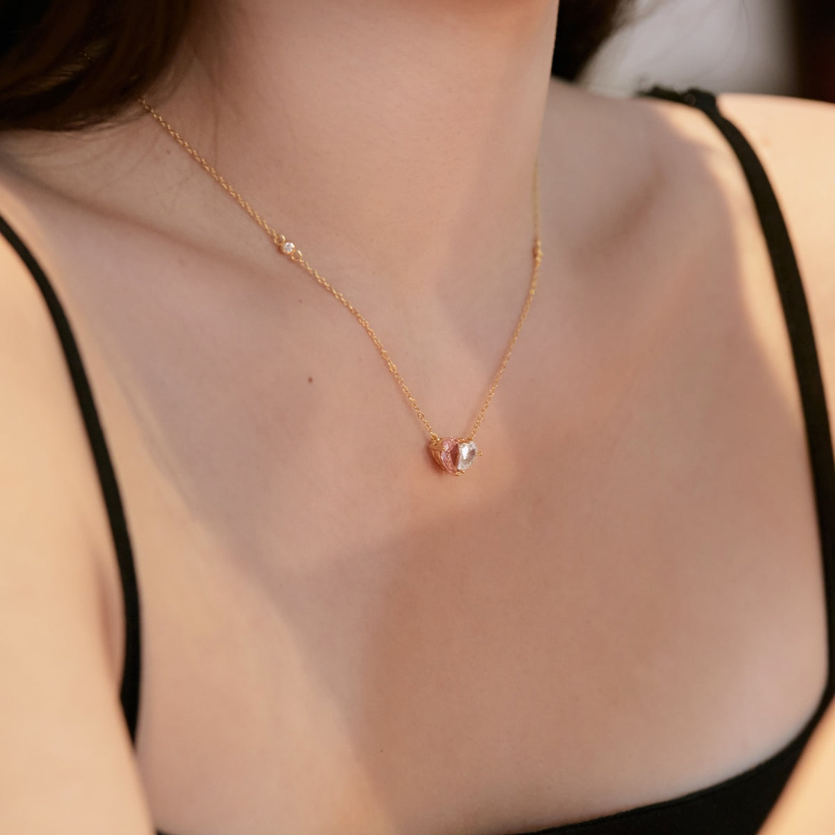 [OAK JURI]Unique Heart Shape Necklace