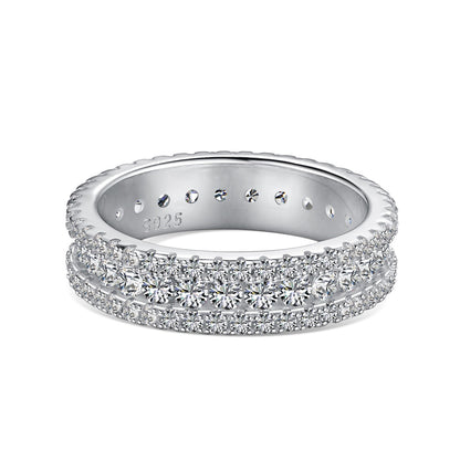 [OAK JURI]Delicate Colorful Round Cut Daily Ring