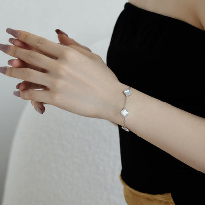 [OAK JURI]Four-Leaf Clover Exquisite Bracelet