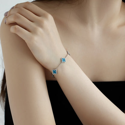 [OAK JURI]Four-Leaf Clover Exquisite Bracelet