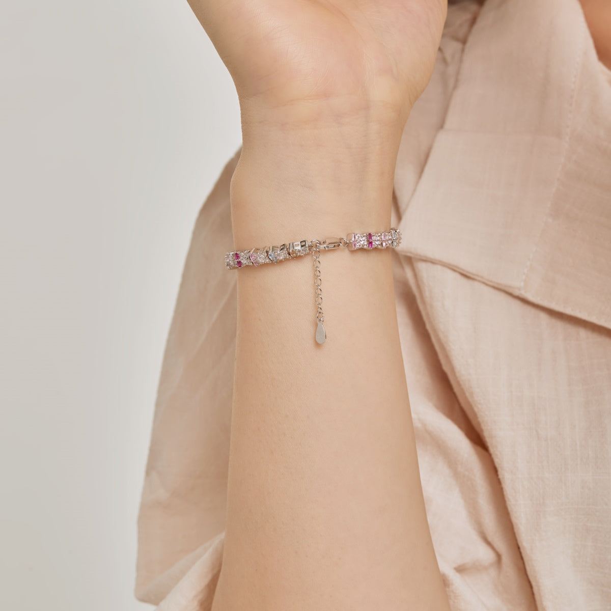 [OAK JURI]Unique Colorful Flower Shape Daily Bracelet