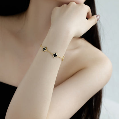 [OAK JURI]Four-Leaf Clover Exquisite Bracelet