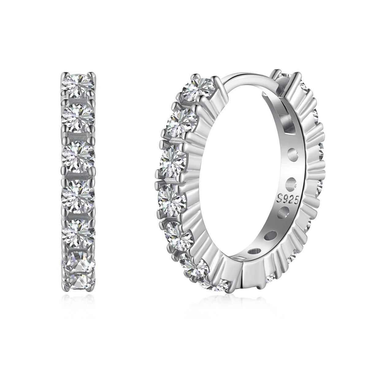 [OAK JURI]Radiant Colorful Round Cut Earrings