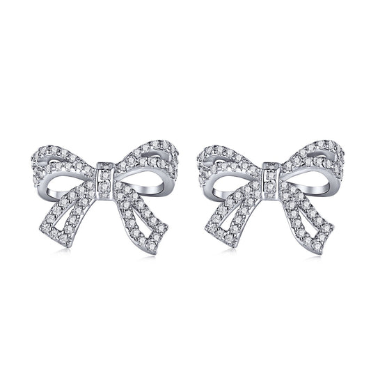 [OAK JURI]Dainty Bow Shape Earrings