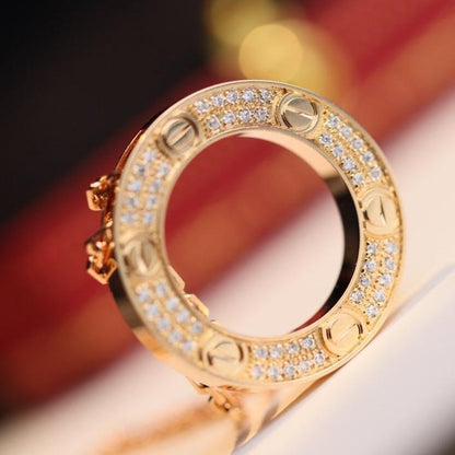 [OAK JURI]LOVE NECKLACE ADJUSTABLE ROSE GOLD