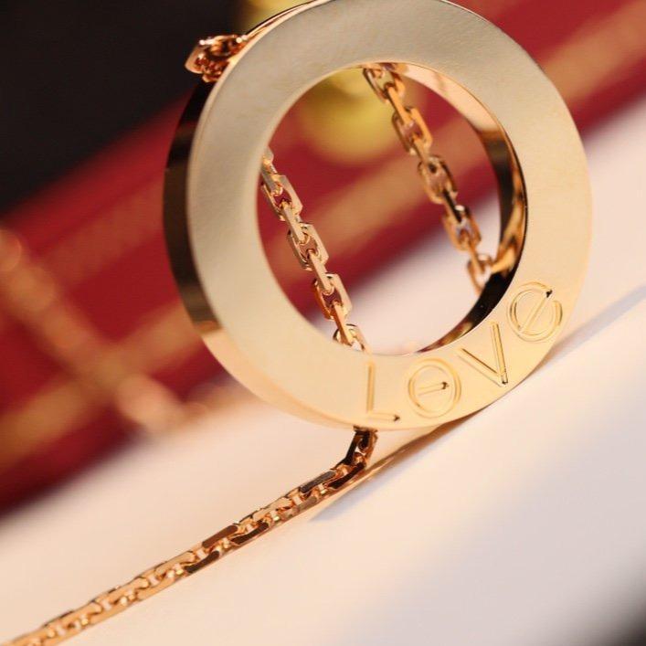 [OAK JURI]LOVE NECKLACE ADJUSTABLE ROSE GOLD