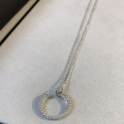 [OAK JURI]JUSTE NECKLACE SILVER DIAMONDS